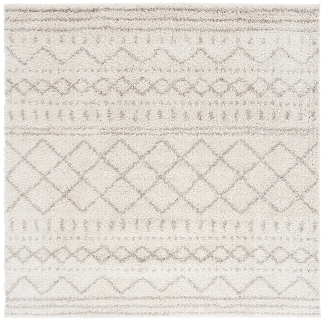 Safavieh Arizona Shag 6'-7" x 6'-7" Rug in Ivory / Beige