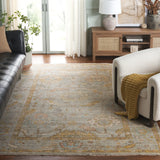 Safavieh Izmir 6'-0" x 9'-0" Rug in Light Blue / Gold