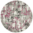 Safavieh Skyler 6'-7" x 6'-7" Rug in Grey / Pink
