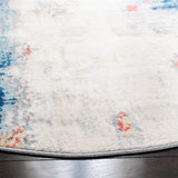 Safavieh Jasper 100 5'-0" x 5'-0" Rug in Grey / Red