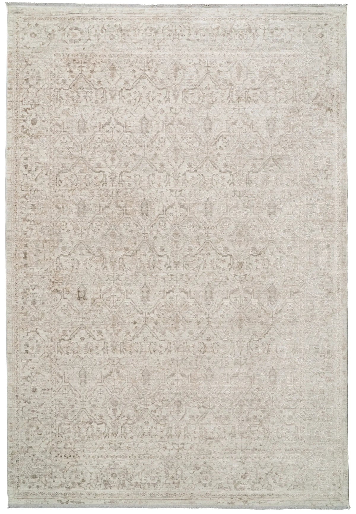 Dynamic Rugs Artemis 17544 Power Loomed Traditional Beige/Grey Rug - Rectangular