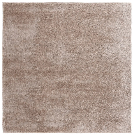 Safavieh Penelope Shag 6'-7" x 6'-7" Rug in Taupe