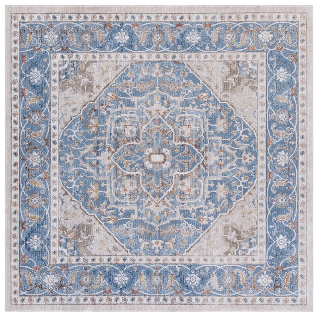 Safavieh Ellwood 6'-5" x 6'-5" Rug in Blue / Beige