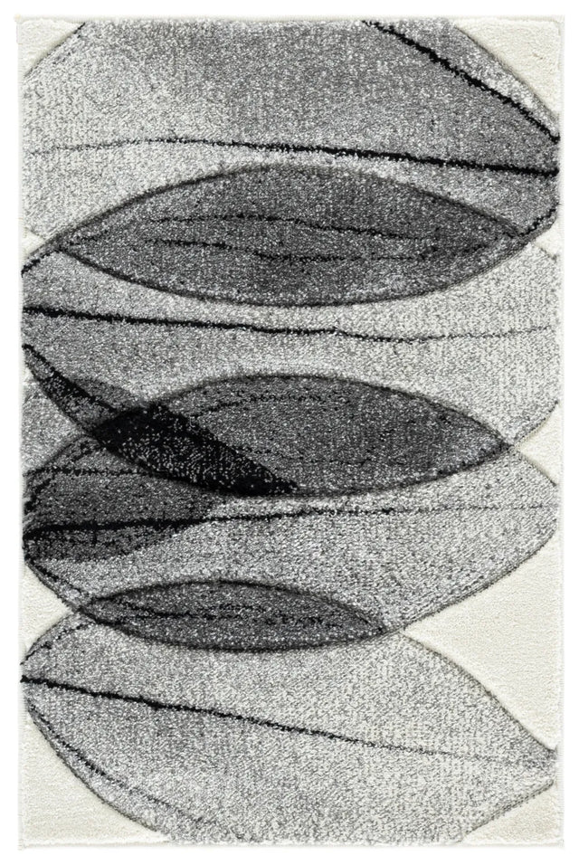 Safavieh Hollywood 2'-0" x 3'-0" Rug in Ivory / Grey