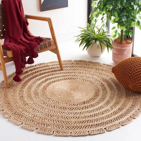 Safavieh Natural Fiber 5'-0" x 5'-0" Rug in Natural