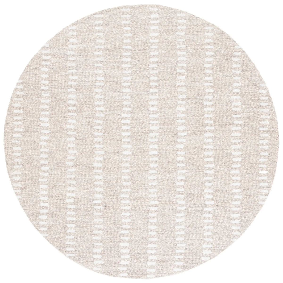 Safavieh Abstract 5'-0" x 5'-0" Rug in Beige / Ivory