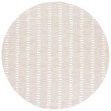 Safavieh Abstract 5'-0" x 5'-0" Rug in Beige / Ivory