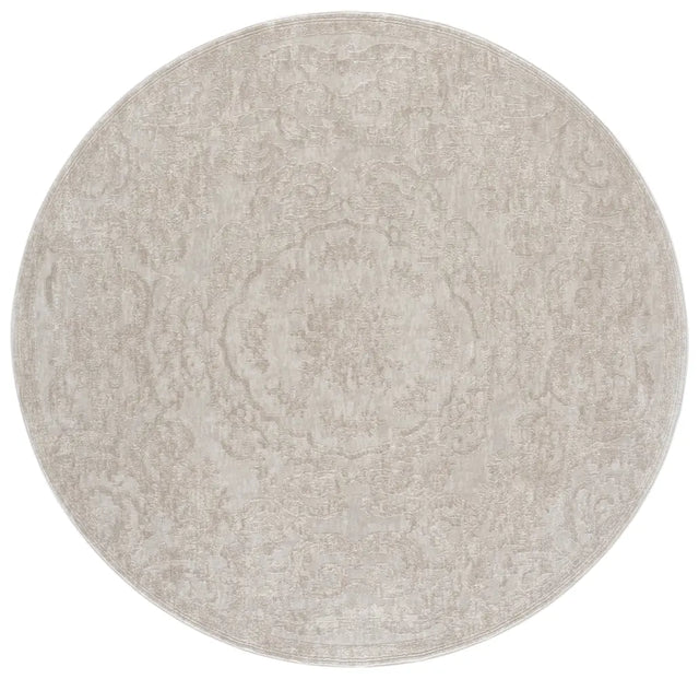 Safavieh Reflection 6'-7" x 6'-7" Rug in Ivory / White