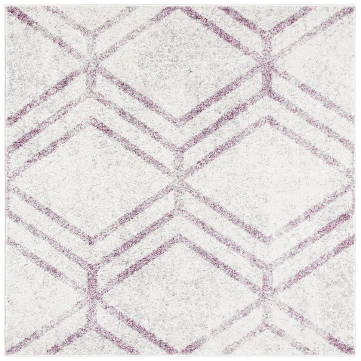 Safavieh Adirondack 6'-0" x 6'-0" Rug in Ivory / Plum