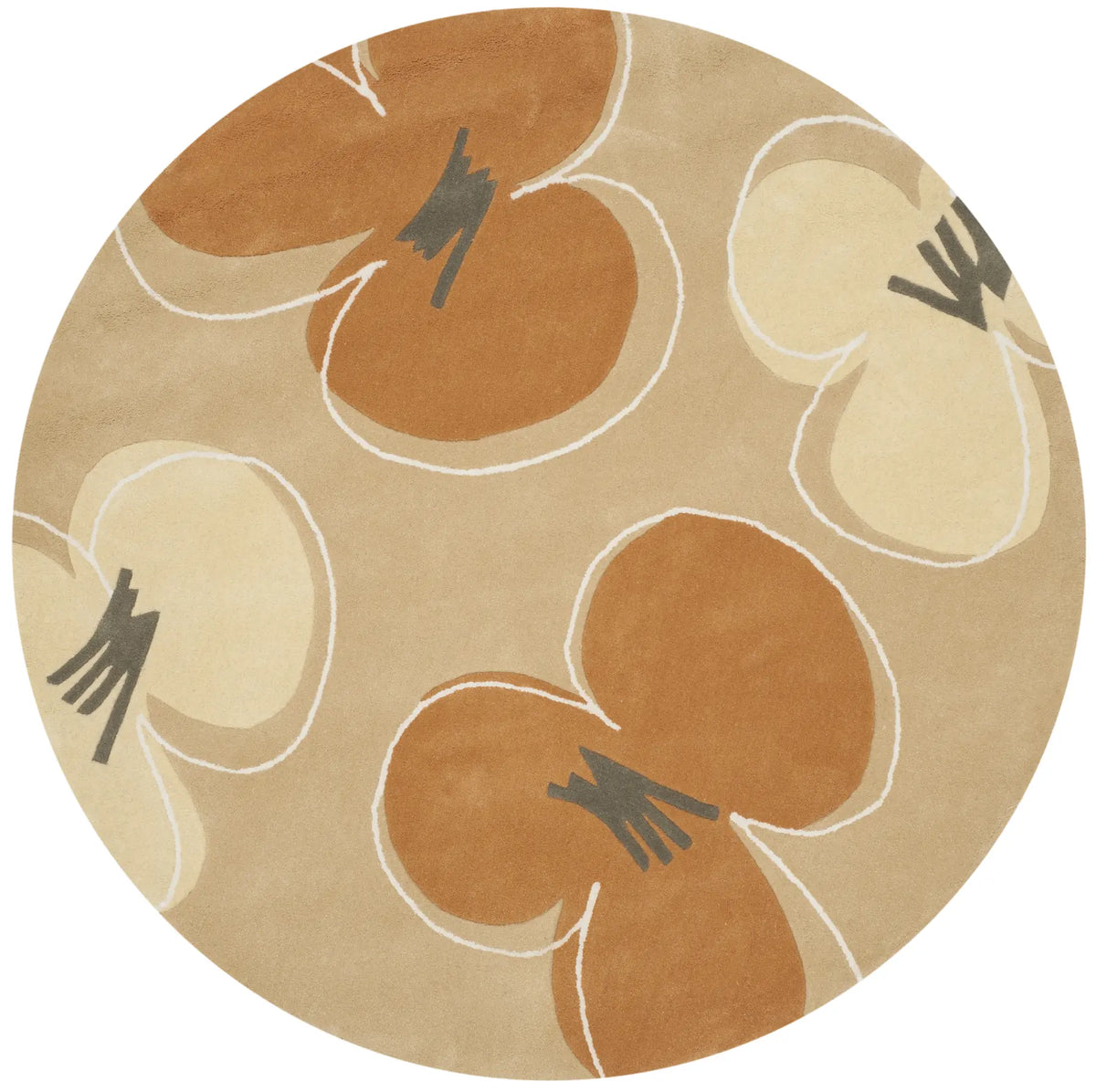 Safavieh Soho 6'-0" x 6'-0" Rug in Gold