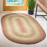 Safavieh Braided 3'-0" x 5'-0" Rug in Rust / Multi