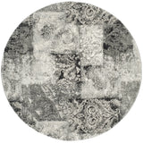 Safavieh Retro 6'-0" x 6'-0" Rug in Cream / Grey
