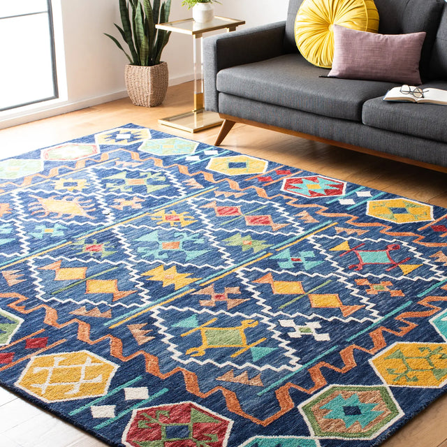 Safavieh Aspen 10'-0" x 14'-0" Rug in Navy / Gold