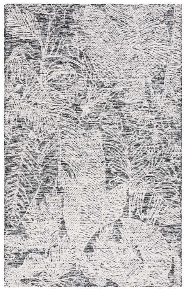 Safavieh Metro 4'-0" x 6'-0" Rug in Black / Ivory