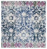 Safavieh Madison 6'-7" x 6'-7" Rug in Navy / Ivory