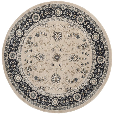 Safavieh Lyndhurst 7'-0" x 7'-0" Rug in Light Beige / Anthracite