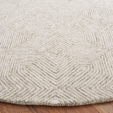Safavieh Abstract 6'-0" x 6'-0" Rug in Grey / Ivory