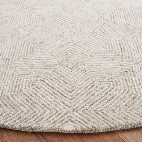 Safavieh Abstract 6'-0" x 6'-0" Rug in Grey / Ivory