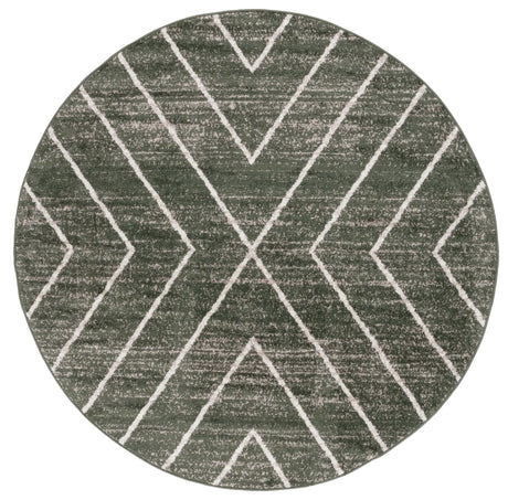Safavieh Adirondack 6'-0" x 6'-0" Rug in Dark Green / Ivory
