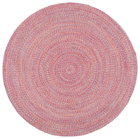 Safavieh Braided 5'-0" x 5'-0" Rug in Pink / Yellow