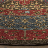 Safavieh Mahal 5'-1" x 5'-1" Rug in Navy / Red