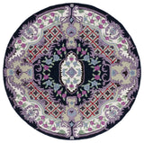 Safavieh Bellagio 5'-0" x 5'-0" Rug in Navy / Ivory