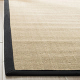 Safavieh Natural Fiber 4'-0" x 6'-0" Rug in Maize / Black
