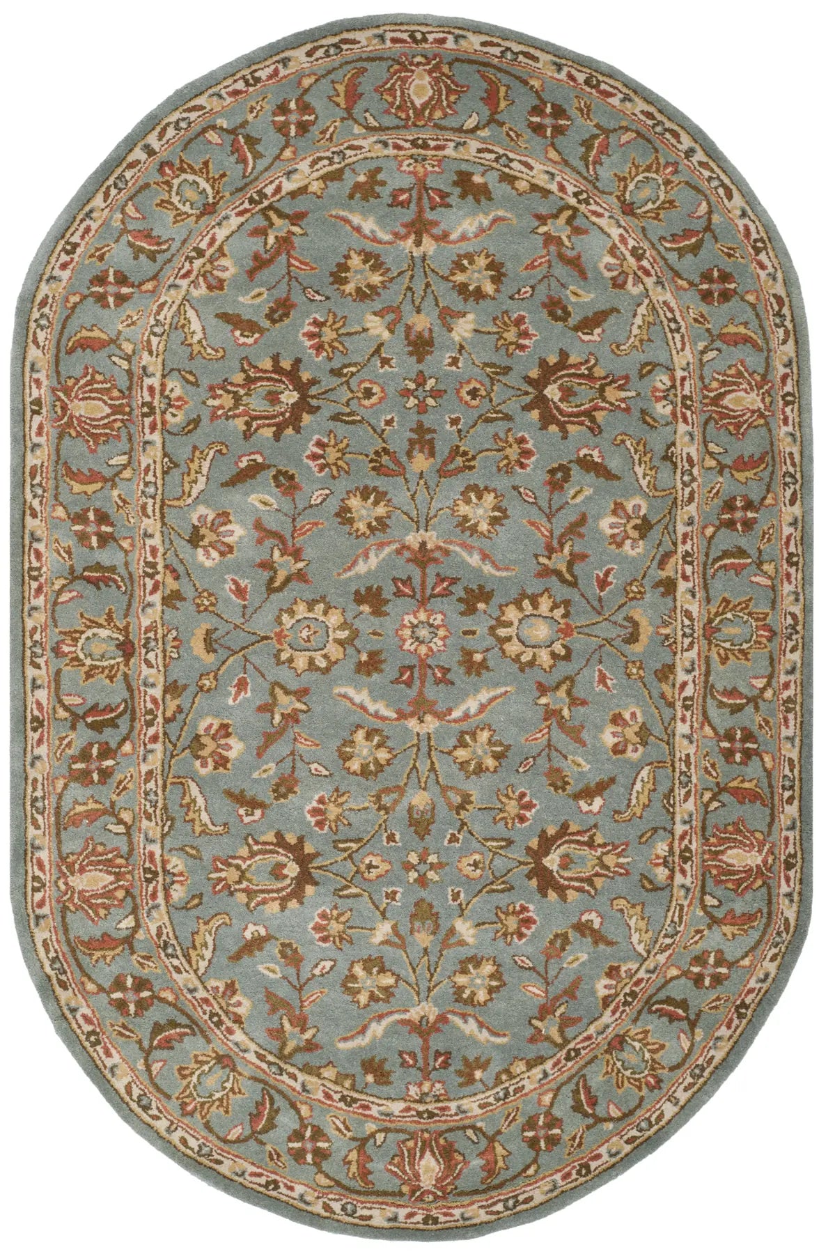 Safavieh Heritage 5'-0" x 8'-0" Rug in Blue / Blue