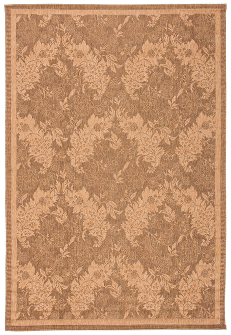 Safavieh Courtyard 4'-0" x 5'-7" Rug in Gold / Natural