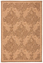 Safavieh Courtyard 4'-0" x 5'-7" Rug in Gold / Natural