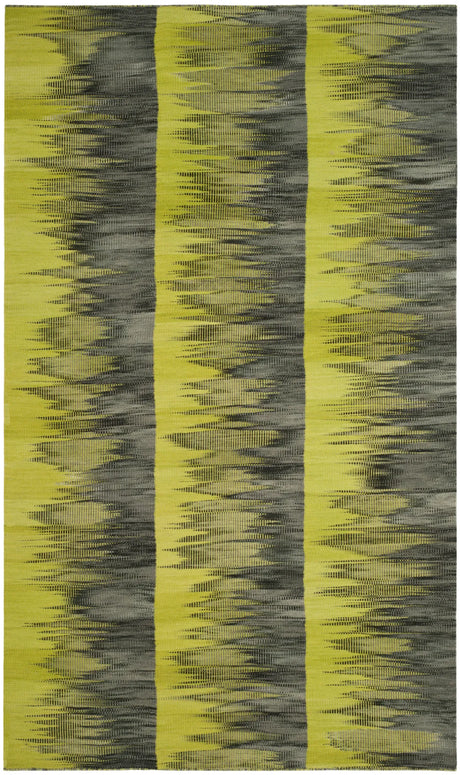Safavieh Kilim 5'-0" x 8'-0" Rug in Green / Charcoal