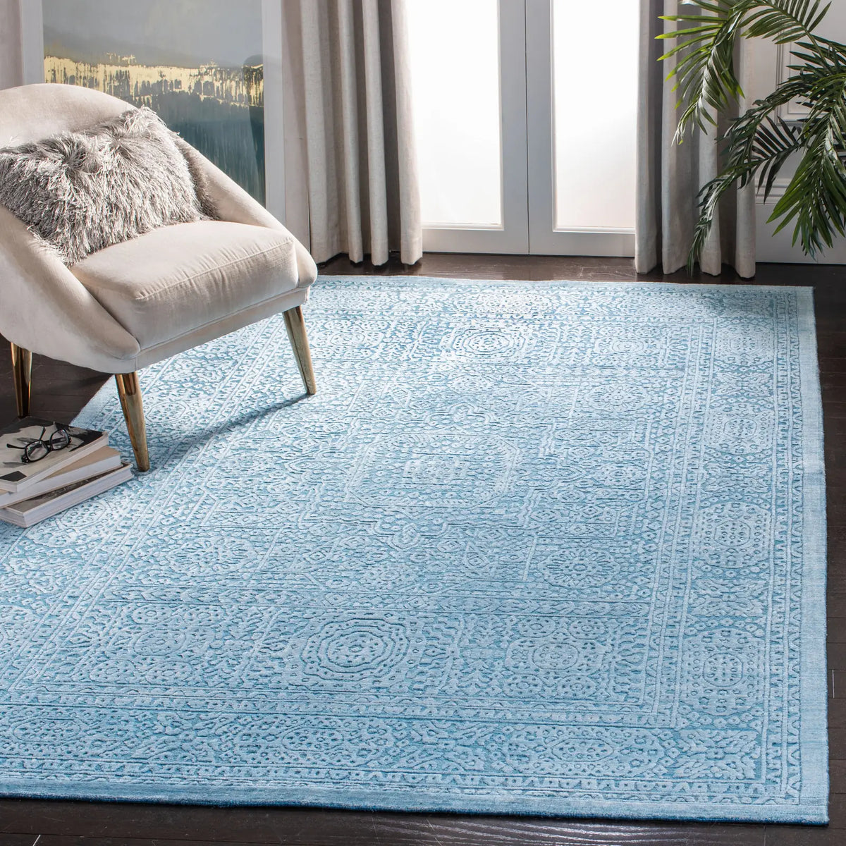 Safavieh Mirage 6'-0" x 9'-0" Rug in Turquoise