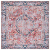 Safavieh Tucson 6'-0" x 6'-0" Rug in Rust / Navy