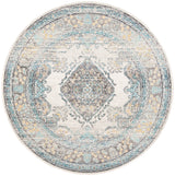 Safavieh Evoke 6'-7" x 6'-7" Rug in Grey / Blue