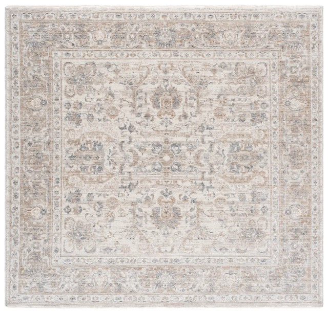 Safavieh Kendal 6'-7" x 6'-7" Rug in Beige / Ivory Grey