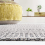 Safavieh Martha Stewart 5'-0" x 7'-0" Rug in Anthracite / Light Grey