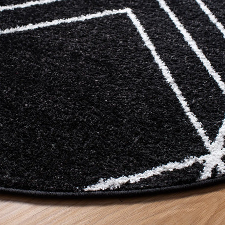 Safavieh Adirondack 6'-0" x 6'-0" Rug in Black / Ivory