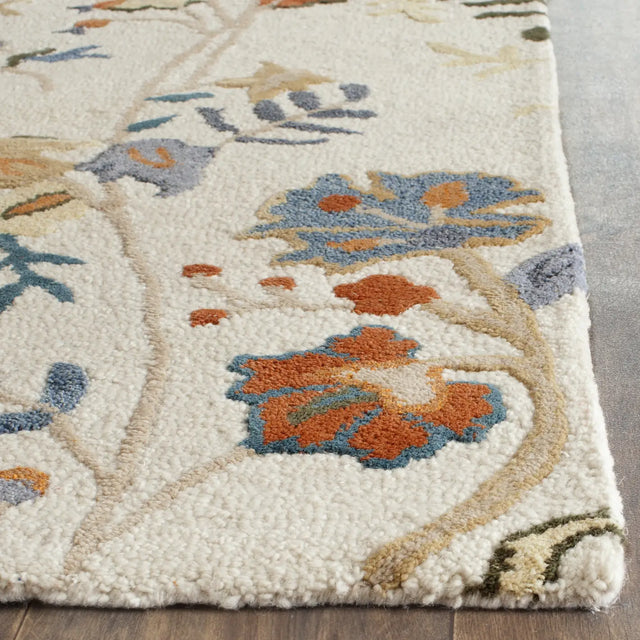 Safavieh Blossom 2'-3" x 8'-0" Rug in Ivory / Blue