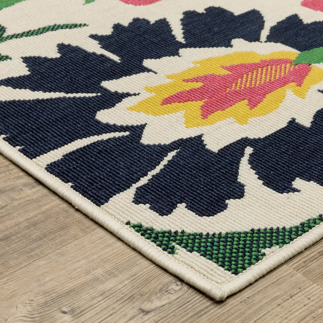 Oriental Weavers Sphinx Havana HAV10 Multi Rugs - corner detail