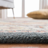 Safavieh Heritage 4'-0" x 6'-0" Rug in Dark Green / Brown