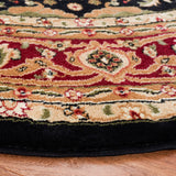 Safavieh Lyndhurst 6'-0" x 6'-0" Rug in Black / Red