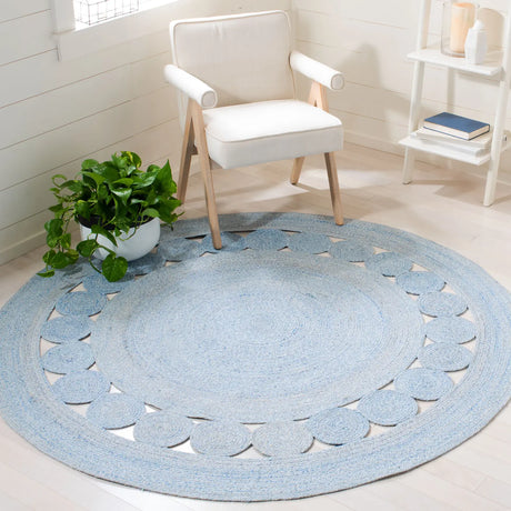 Safavieh Cape Cod 5'-0" x 5'-0" Rug in Blue