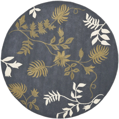 Safavieh Soho 6'-0" x 6'-0" Rug in Dark Grey