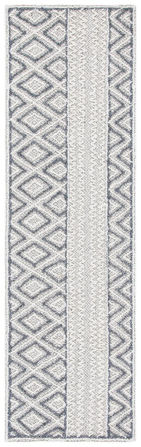 Safavieh Trace 2'-3" x 8'-0" Rug in Grey / Beige