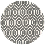 Safavieh Himalaya 6'-0" x 6'-0" Rug in Dark Grey / Ivory
