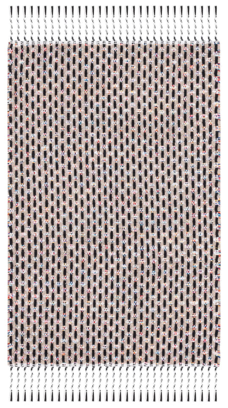 Safavieh Montauk 2'-0" x 3'-0" Rug in Beige / Black