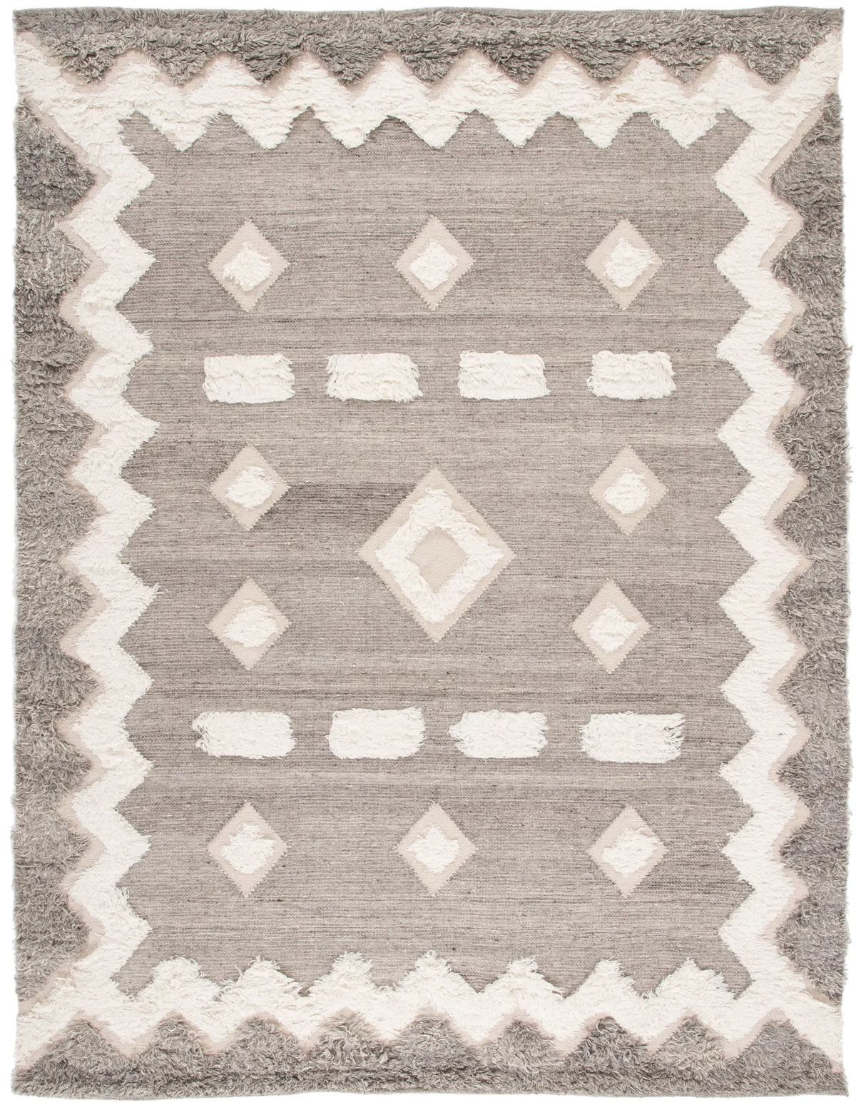 Safavieh Kenya 6'-0" x 9'-0" Rug in Grey / Ivory
