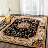 Safavieh Empire 9'-6" x 13'-6" Rug in Black / Ivory
