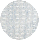 Safavieh Abstract 6'-0" x 6'-0" Rug in Blue / Ivory