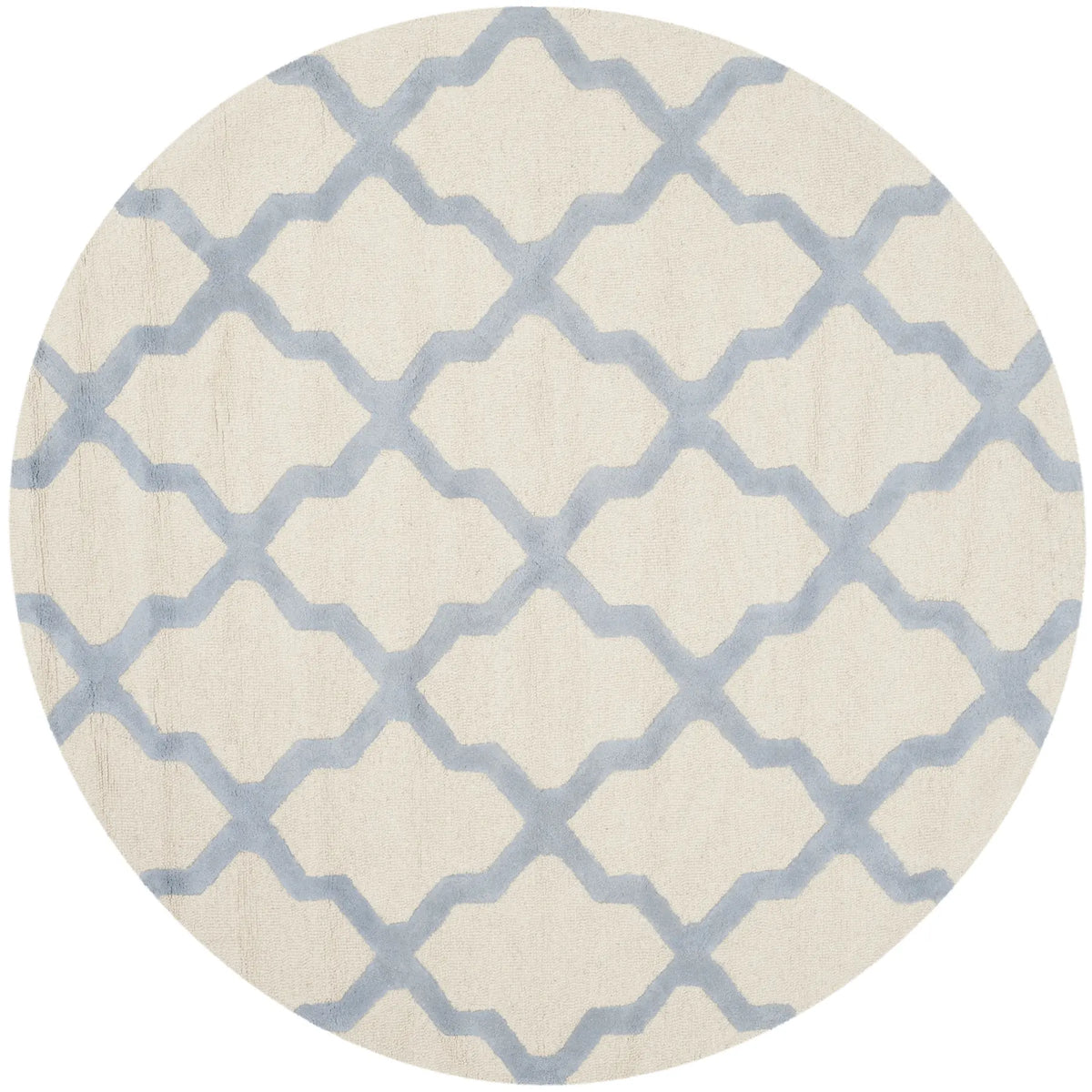 Safavieh Cambridge 6'-0" x 6'-0" Rug in Ivory / Light Blue